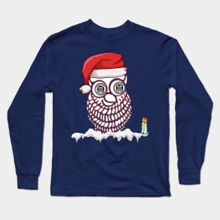 Christmas Owl with Hat Northern Soul Keep the faith Long Sleeve T-Shirt